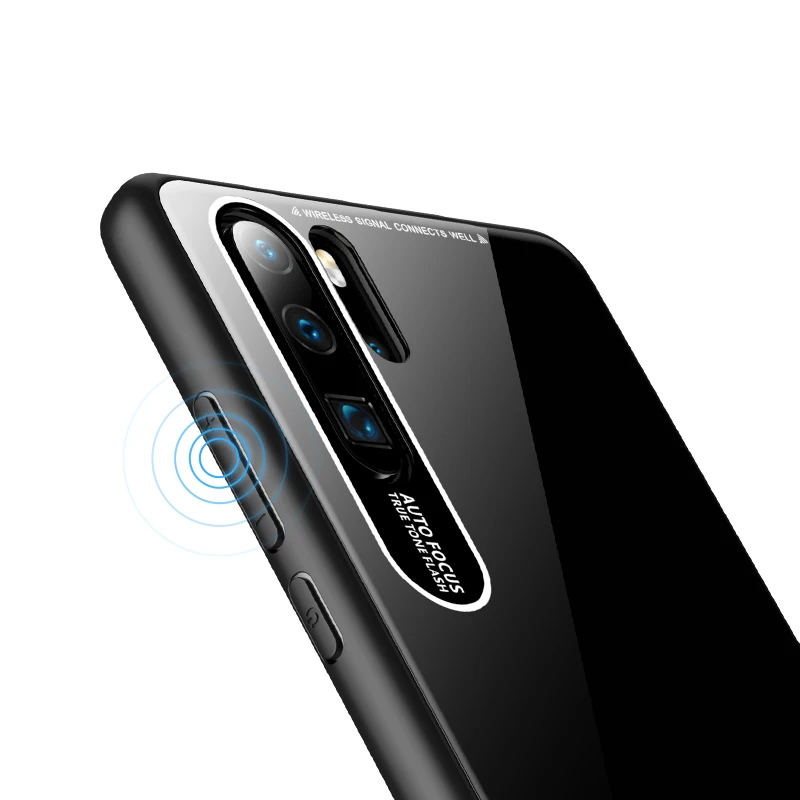 Роскошный чехол из оргстекла для Huawei P30 Pro P30Lite твердая защитная задняя крышка с