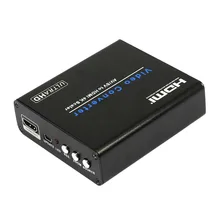 HDmatters S-video composite RCA AV to HDMI 4K converter Scaler 1080P with power adapter