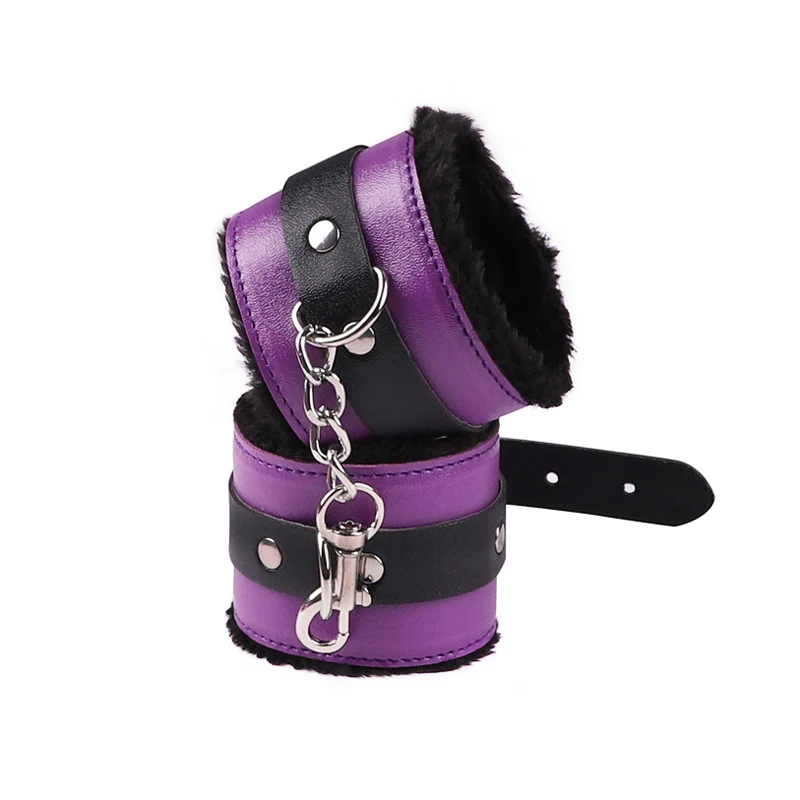 Эротико секс заклепки искусственная кожа BDSM Связывание набор Пара Секс