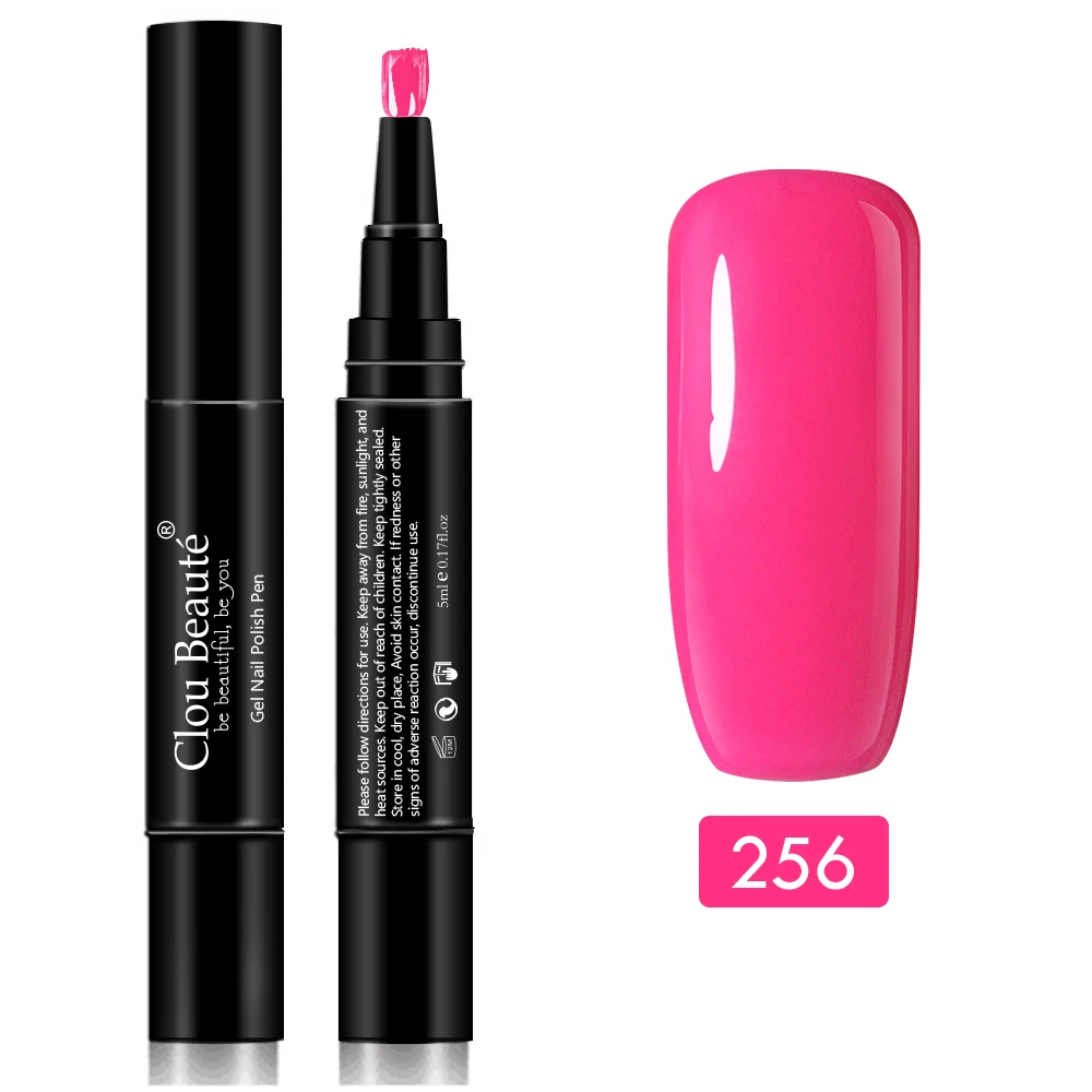 11256 Clou Beaute 60 чистых цветов гель лак для ногтей ручка paznokcie Маникюр УФ-гель для ногтей Гибридный гель лак для ногтей набор гель-краски - Цвет: 11256