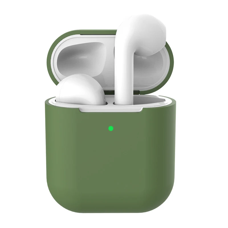 H Силиконовый чехол для Apple Airpods2, Мягкий противоударный чехол для Apple AirPods 2, уплотненный чехол для наушников s Air Pods2, защитный чехол - Цвет: H