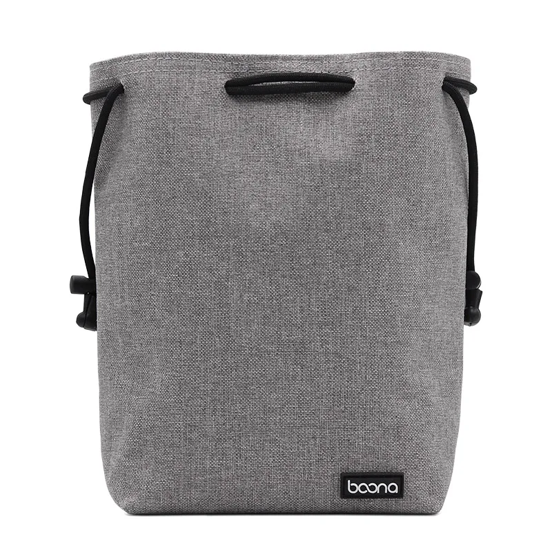 camera square gray M Boona водонепроницаемый бархатный защитный чехол для камеры и объектива чехол на шнурке для DSLR Nikon Canon sony Pentax чехол для камеры и объектива - Цвет: camera square gray M