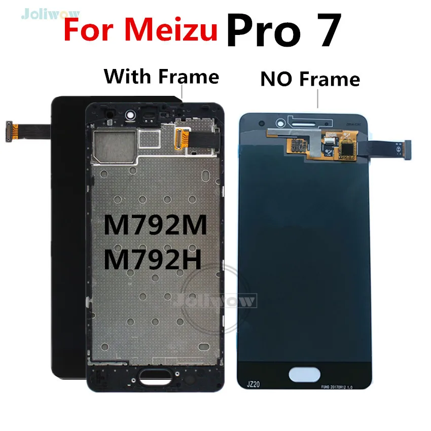 Для Meizu Pro 7 ЖК-дисплей с сенсорным экраном дигитайзер Замена для Meizu Pro 7 Pro7 ЖК-дисплей с рамкой M792M M792H