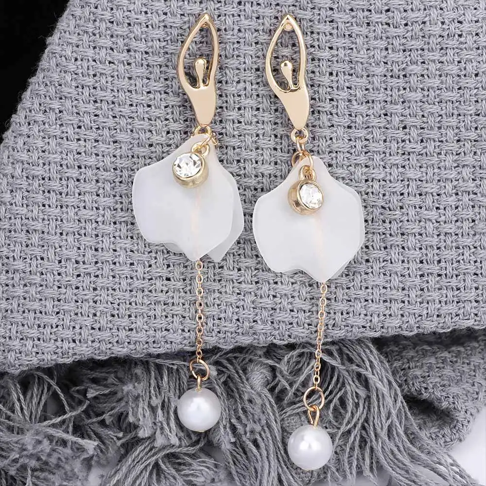 Женские серьги с подвесками 1 пара элегантные винтажные искусственным