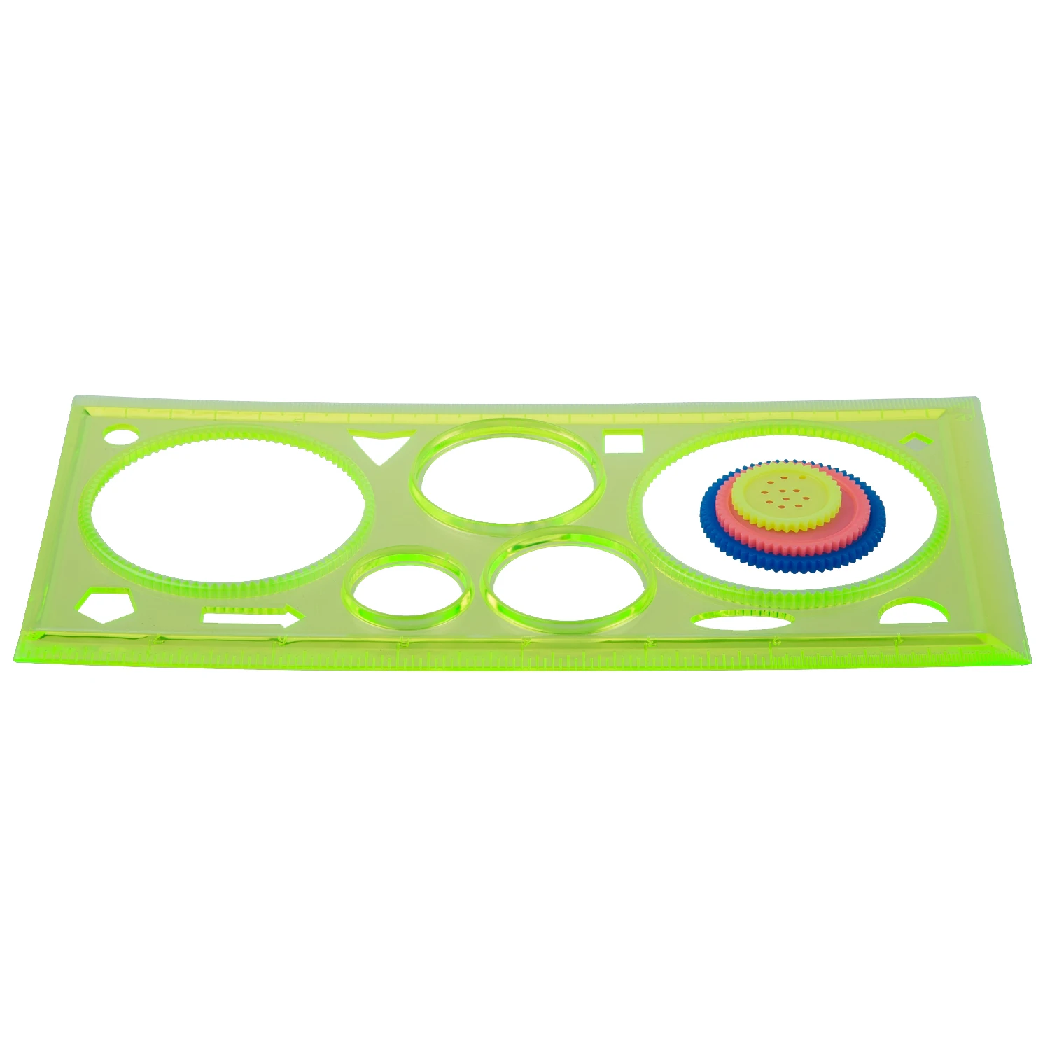 KSOL линейка для рисования трафаретная жесткая пластиковая краска школьников|children