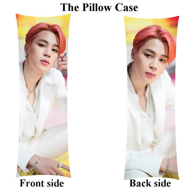 pillowcase Kpop в Корейском стиле бойфренд Цзиминь мультипликационным мотивом Ким тэ Хен V девушка тела подушку Чехол на заказ - Цвет: pillowcase