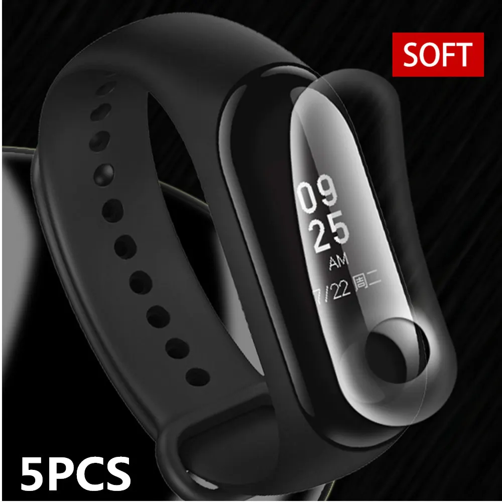 5 шт. для Xiaomi Mi Band 3 Защита экрана Miband3 HD ультратонкая пленка против царапин мягкая