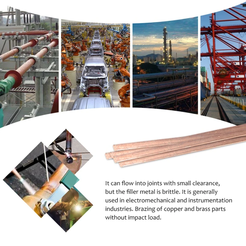 5/10/20Pcs Low Temperature Copper Welding Rods Brazing Wire Repairing Welding Rods Industrial rod 400mmx3mmx1mm
