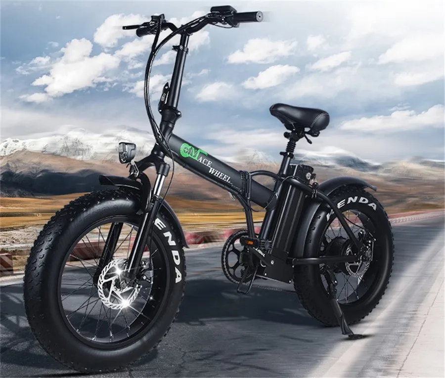 Евро сток Fat Tire 2 колеса 500 Вт Электрический велосипед складывающийся усилитель велосипед электрический велосипед Цикл складной алюминиевый 50км/ч