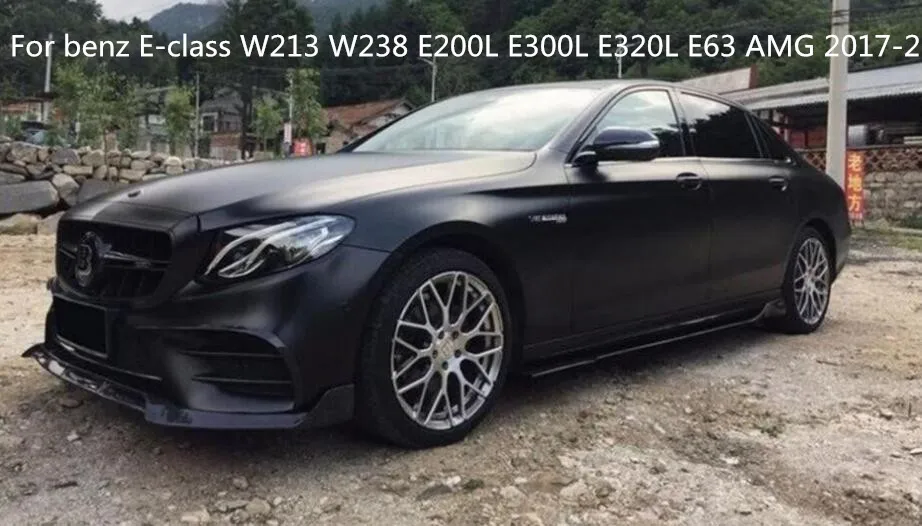 Карбоновое волокно для переднего бампера автомобиля губ Авто диффузор боковые