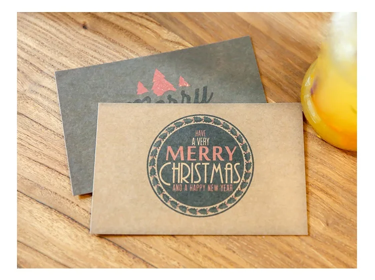 30 листов/партия открытка на рождественскую елку/поздравительная открытка/модный