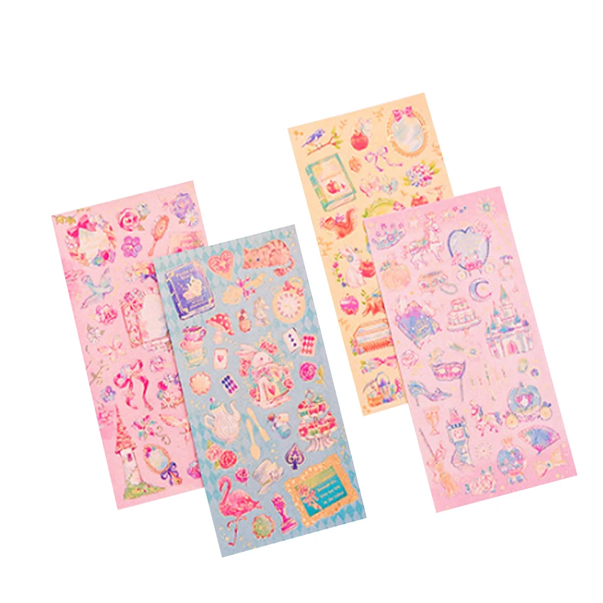 30 шт./лот романтическая Красивая сказочная принцесса цветок горячего тиснения DIY