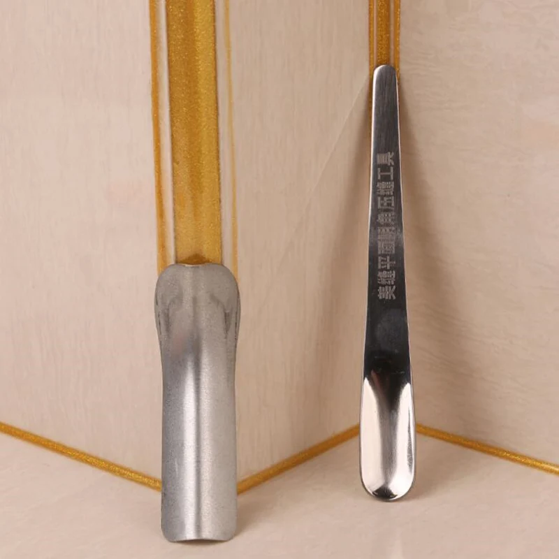 1set=2pcs Wall Putty Knife Scraper for Floor Wall Ceramic Tile Grout Yin Yang Corner Shovel Pressure Seamer Construction Tools