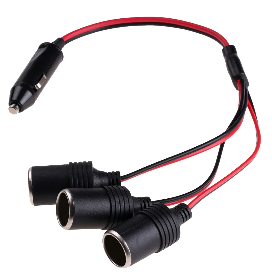 Разветвитель для автомобильного прикуривателя от 1 до 3 разъемов 12 В 24 В|car cigarette