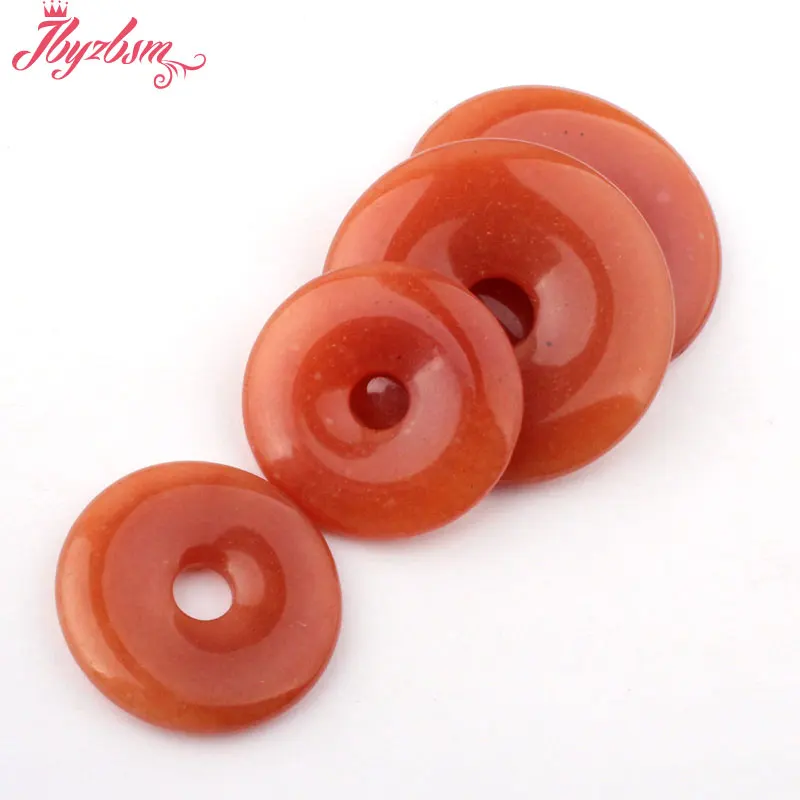 30 40 50 мм натуральные круглые красные бусины из авантюрина 1 шт. для DIY ожерелья