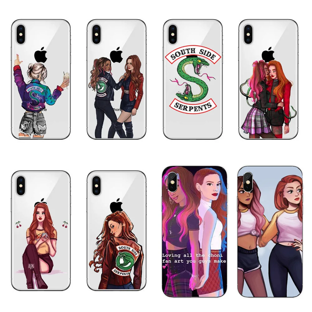 Американский ТВ ривердейл Мягкий силиконовый чехол для iPhone X 6 7 8 plus 5 5S se 6s Southside