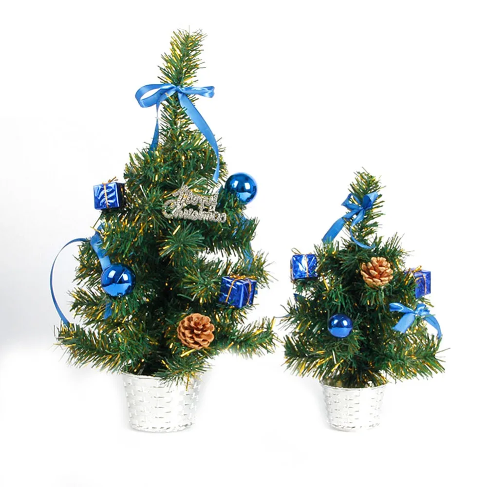 2018 Christmas Tree Decoration Holiday Home Mini Artificial Trees Decorations For Xmas Gift | Дом и сад