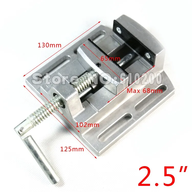 Плоское тиснение 2 5 дюйма из алюминиевого сплава 68 мм максимальная Зажимная