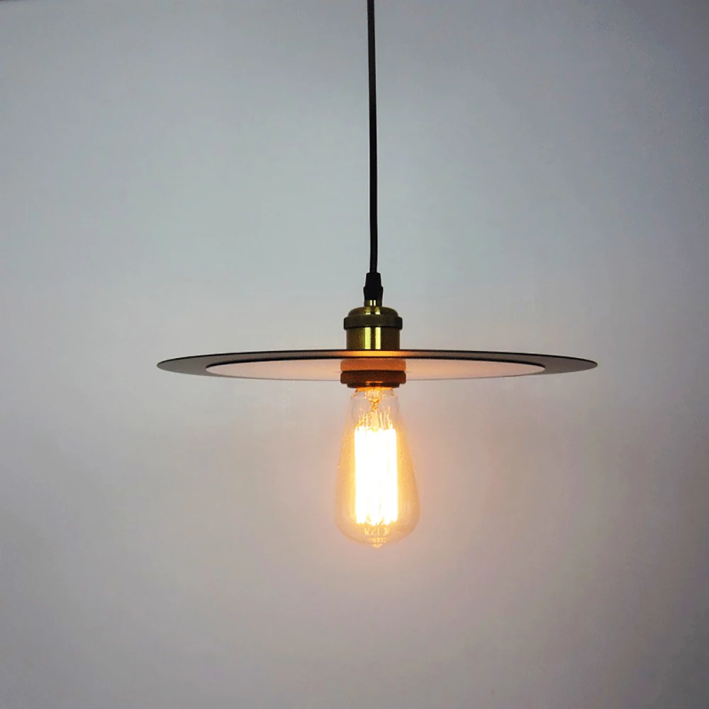 Лофт НЛО стиль винтажный промышленный Ретро подвесной светильник современный E27