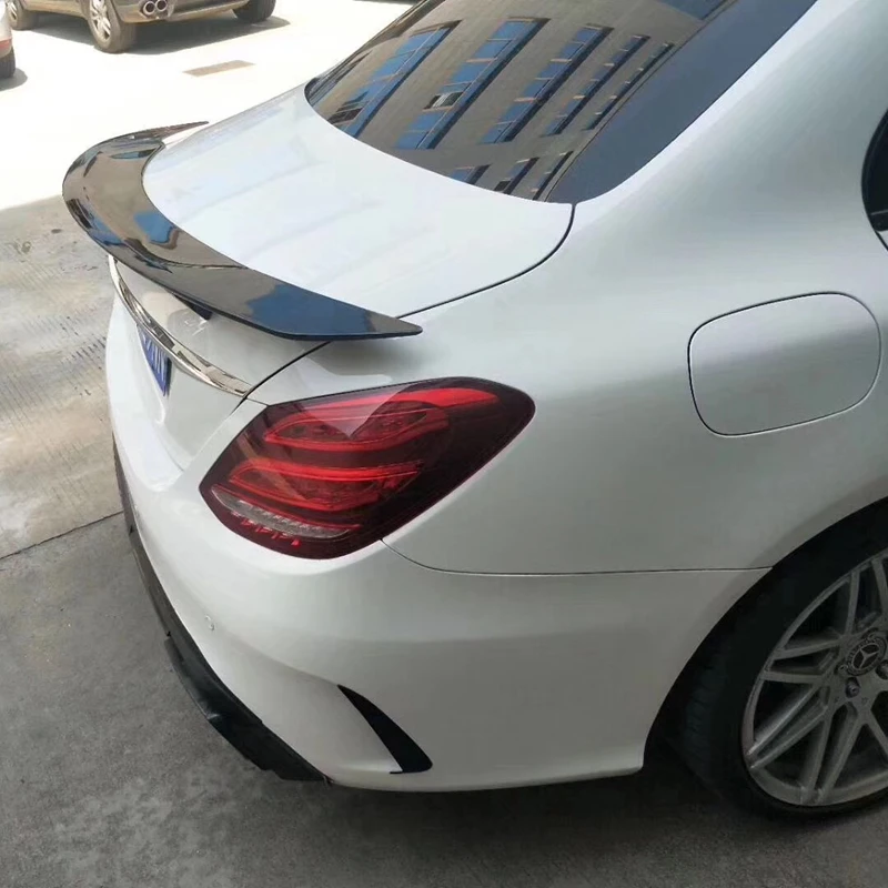 Спойлер для Mercedes W205 C180 C200 C300 C350 C450 C220 4 двери 2015 2017GT стильный задний спойлер из