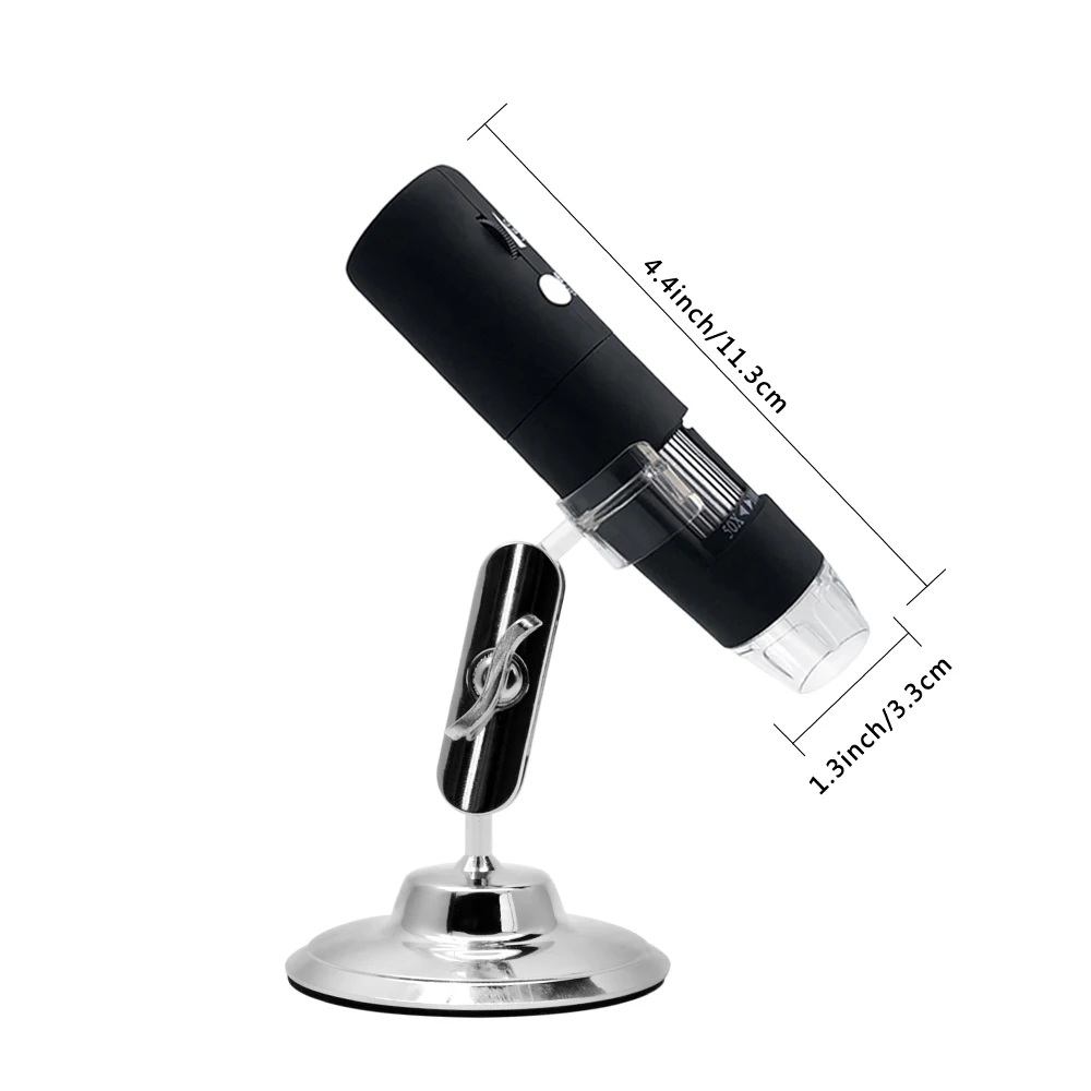 

Wireless Wi-Fi Digital Zoom Microscope Handheld Magnifier 2MP Camera 8-LED Light Magnifying Glass1000X Magnification