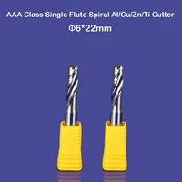6mm22mm carbide cnc router bits single flute tools engraving bits aa series
