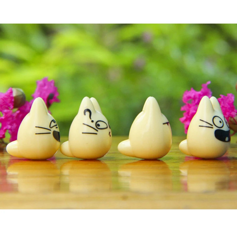 12 шт./компл. фигурка животного Mariage Kawaii кукла Экспрессия знак Смола Miniaturas японское