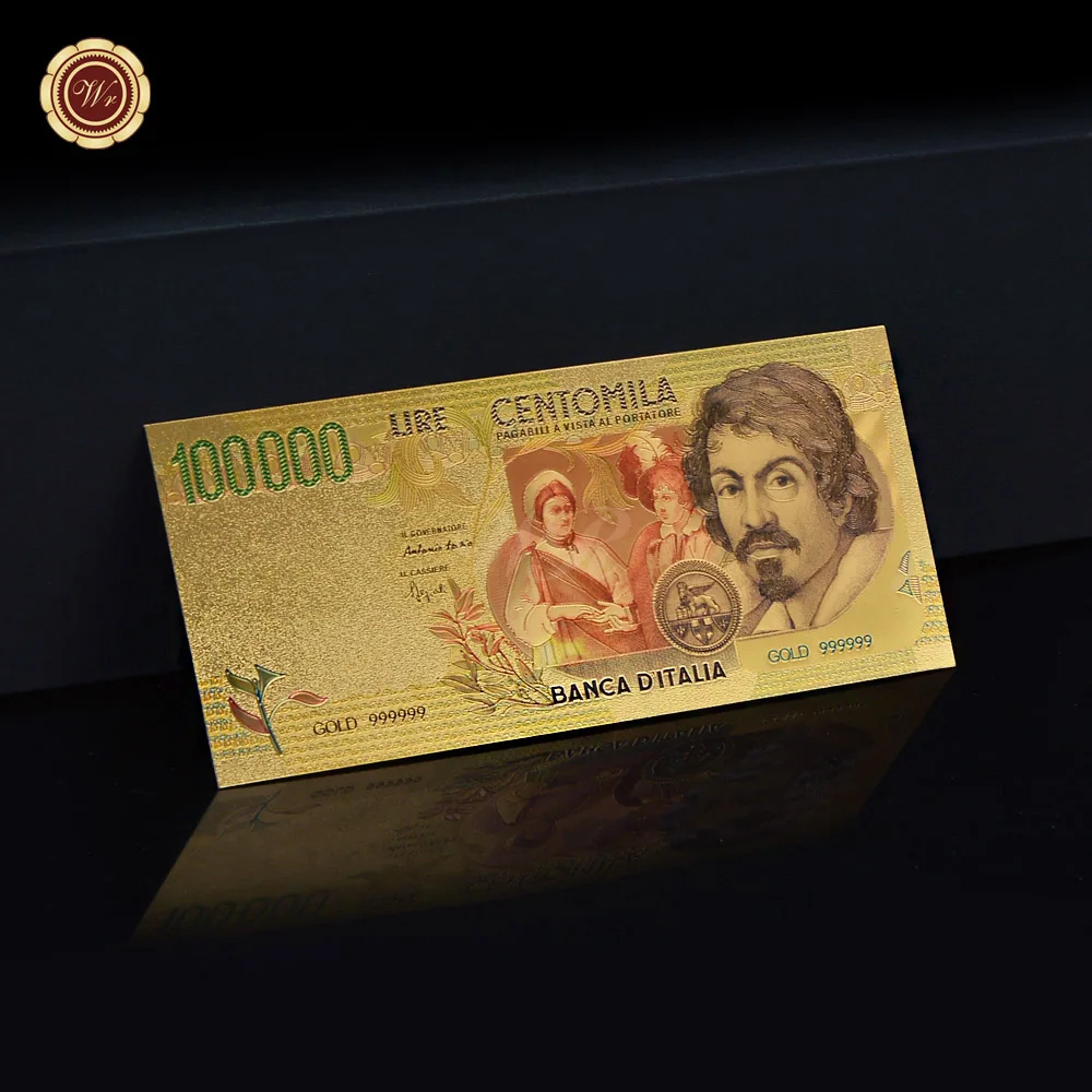 Самые продаваемые продукты 2015 Позолоченные банкноты оптом 100 тысяч итальянских