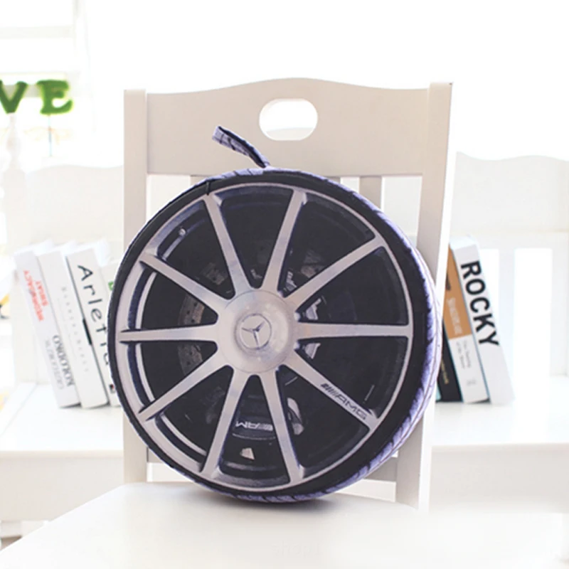 Tire cushion 1 3D автомобиля Покрышки Подушки памяти спальные Подушка для детей украшения дома Пледы диван игрушка открытый стул бюро путешествий Подушки круглый - Цвет: Tire cushion 1