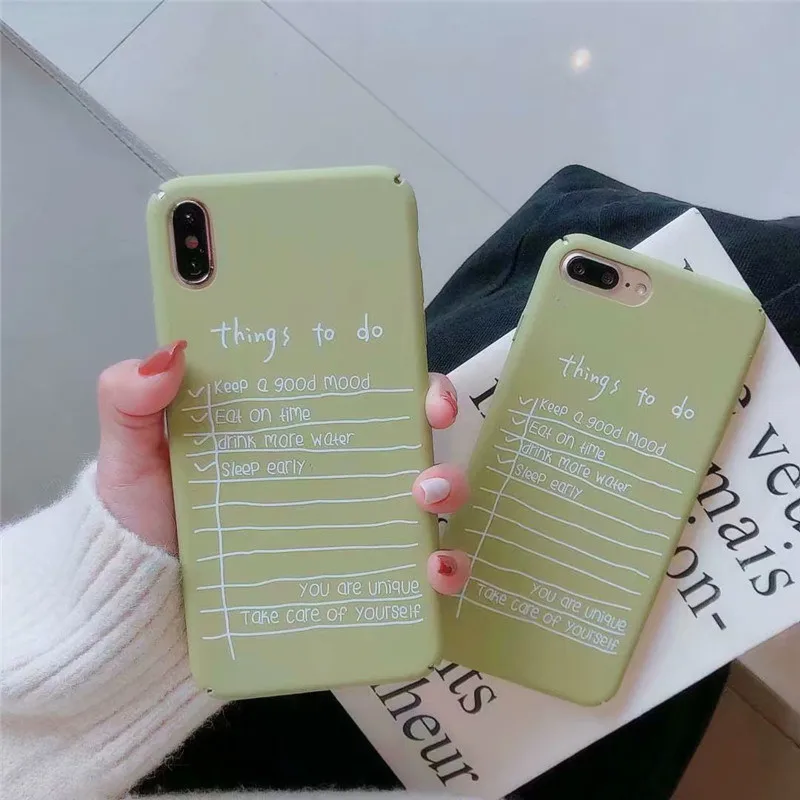 Зеленый чехол для iPhone X XS Max XR 6 6s 7 8 Plus жесткий пластиковый телефона Coque |