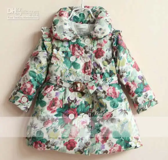 Cheap Coat Cute Turn-down Collar Girl Overcoat | Мать и ребенок