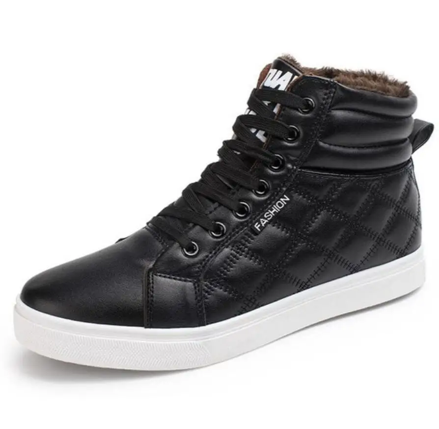 Botas hombre/брендовые осенне-зимние рабочие зимние ботинки мужские уличные ботинки из искусственной кожи кроссовки рабочие ботильоны мужская обувь