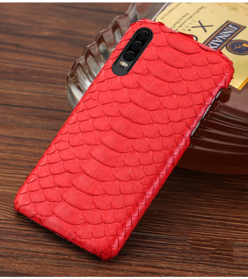 Чехол из натуральной змеиной кожи для huawei P30 Pro P20 Lite P10 чехол из кожи питона ручной работы Honor 10 9 View Note mate 20 P 30