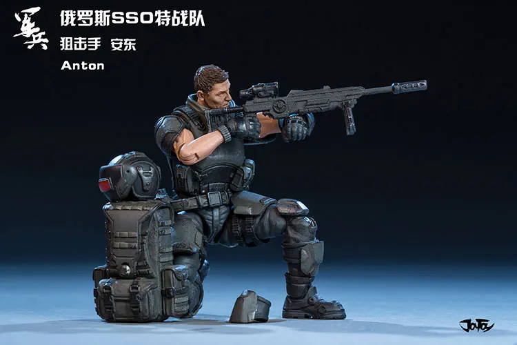 Новая игрушка JOY 1:18, солдатики, фигурки солдат, русский спецкорпус(3 шт./лот), подарок на праздник/день рождения,, RD022