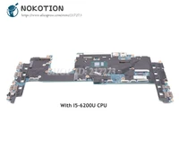 nokotion laptop motherboard for lenovo thinkpad yoga x1 main board00jt802 00jt806 448 04p15 002m 14 inch sr2ey i5 6200u cpu