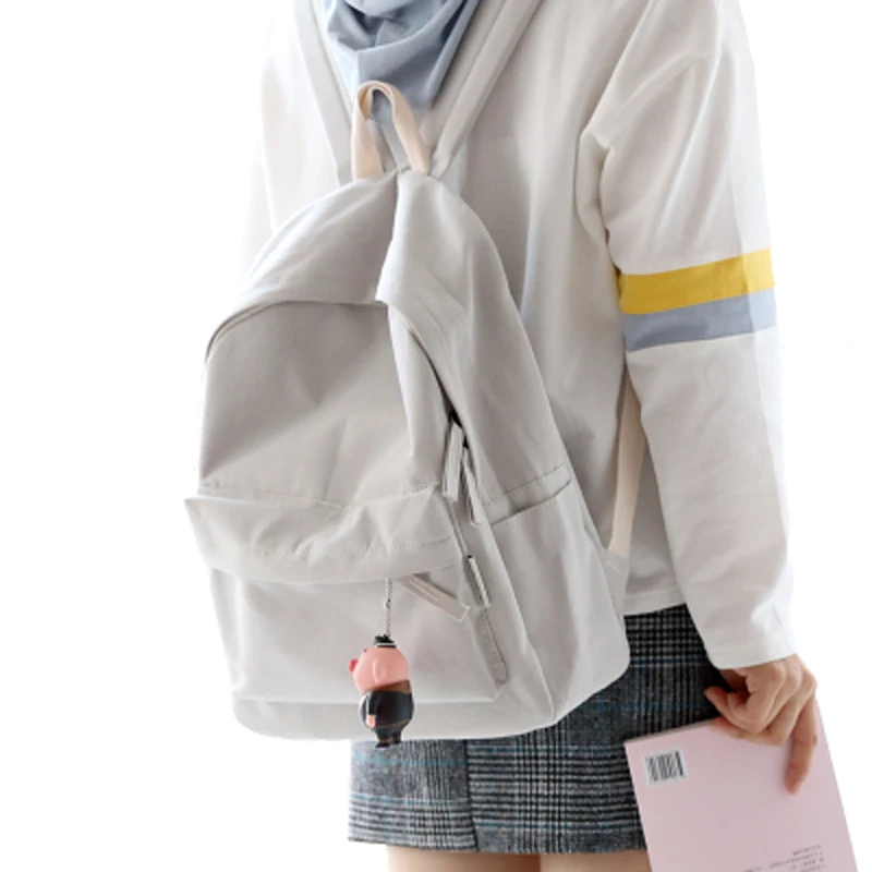 NuFangU простой свежий дизайн рюкзак для девочек подростковый Школьный Рюкзак
