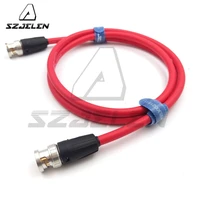 red cable 12g hd sdi video cable bnc to bnc 75 ohm canare lv 61s coaxial cable