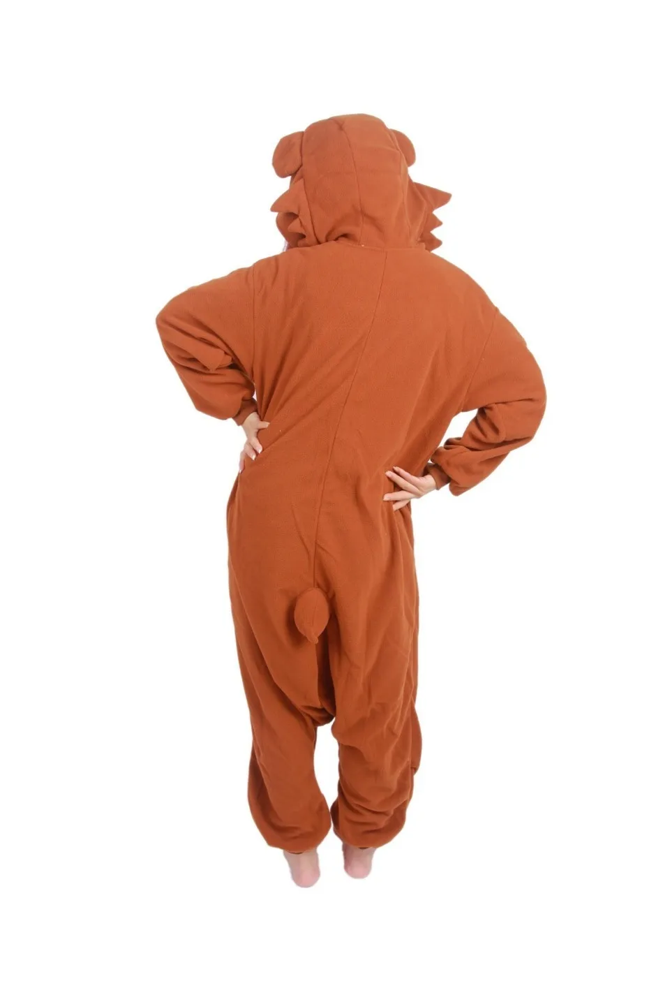 

Kigurumi Brown dull bear Onesie Pajamas Anime Cosplay Costume Unisex Cartoon Adult Animal Pyjamas Sleepwears Romper Jumpsuit