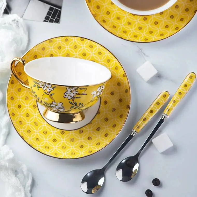 Bone China послеобеденный чайный стакан Высококачественная кофейная кружка чашка