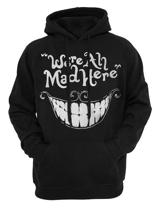 2018 3D Stranger Things Hoodies Women Big Smile Black Sweatshirt Hooides Long-Sleeve Hooded Loose Punk Pullovers Unisex | Женская одежда