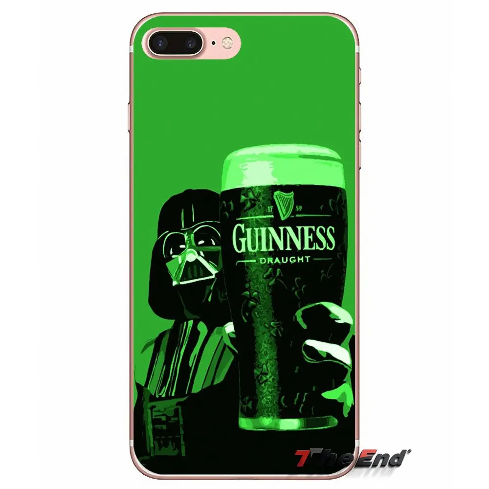 Аксессуары чехлы крышка пиво Guinness логотип для iPhone X 4 4S 5 5S 5C SE 6 6S 7 8 Plus Samsung Galaxy J1 J3 J5