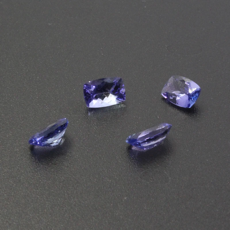 4 мм * 6 VVS Grade Radiant Cut Танзанит свободный драгоценный камень для изготовления
