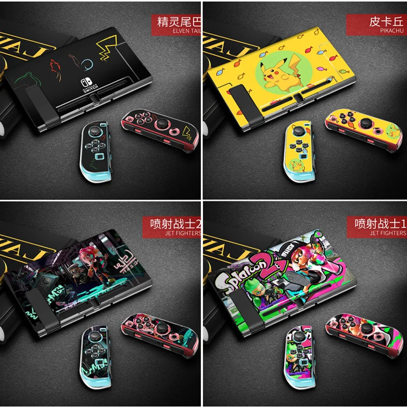 Анти-отпечатков пальцев Nintendo Switch Жесткий Тонкий чехол Shell Poke Splatoon 2 протектор для Nintendoswitch перечисленные NS игровой консоли аксессуаров