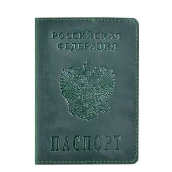 green passportholdes GENODERN, Обложка для паспорта России, кошелек для путешествий, натуральная кожа Crazy Horse, Обложка для паспорта для мужчин и женщин, Обложка для паспорта, чехол - Цвет: green passportholdes