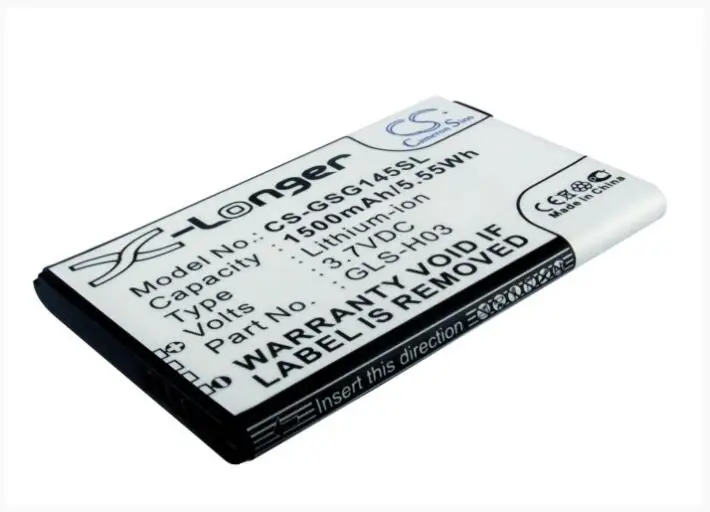 Аккумулятор Cameron Sino 1500 мАч для GIGABYTE G1345 29S00-60AR0-B30S GSMART | Мобильные телефоны и