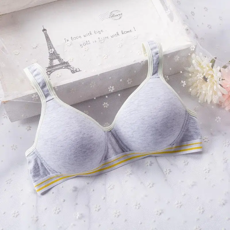Comfortable Thin Underwear Push up Adjustable Lingerie For Teenagers Children Bralette | Женская одежда