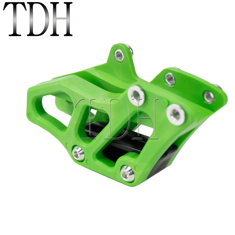 Грязи велосипед мотоцикл зеленый пластик цепи Guard Защита протектор для Kawasaki KX250F