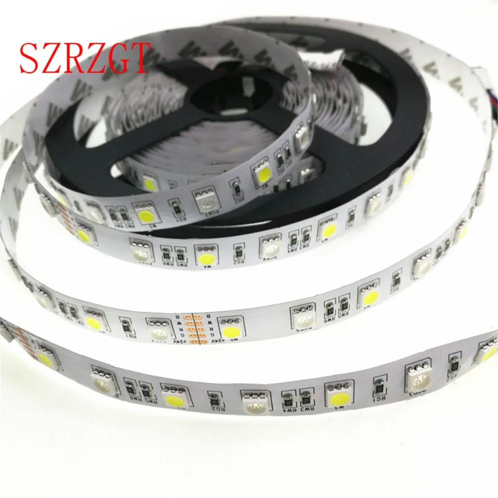 Водонепроницаемая светодиодная ленсветильник 1 рулон 5 м 12 В 5050 RGB RGBW RGBWW розовая