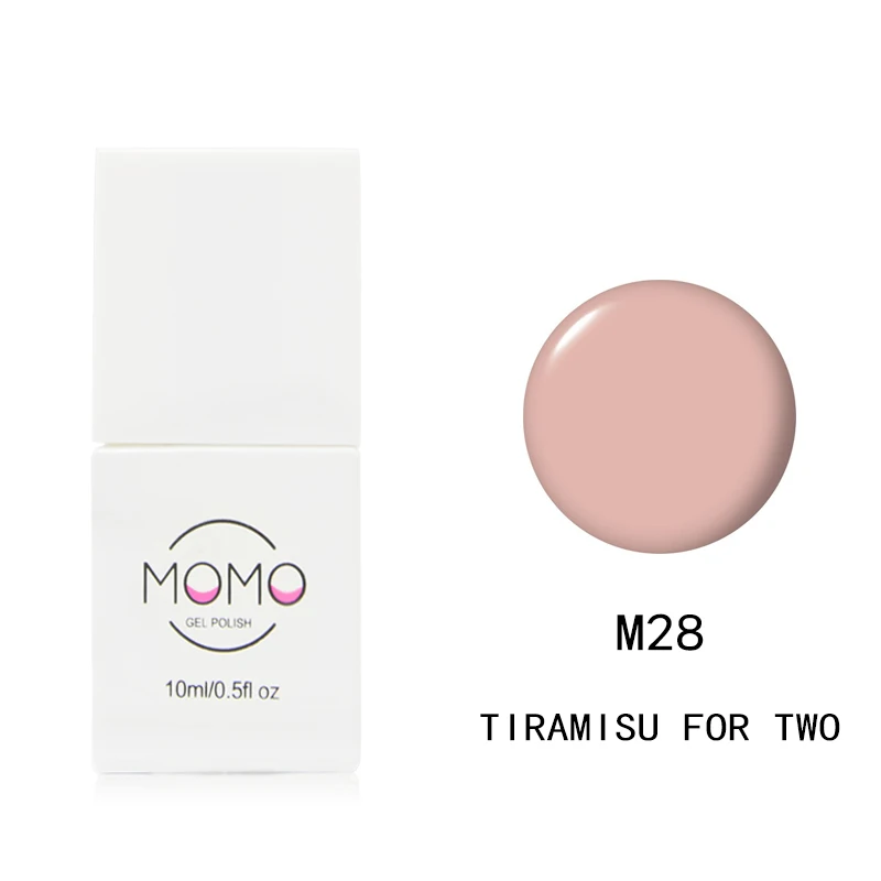 MOMO УФ-гель для ногтей 10 мл Esmalte Vernis полуперманентный Полировочный Гель для маникюра Led Prime Nude гель лак для ногтей Art Базовое покрытие - Цвет: M28 UV Gel