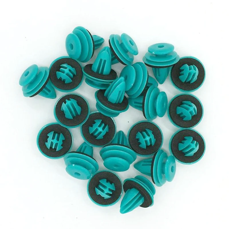 50 шт. пластиковый фиксатор с заклепками автомобильный держатель для двери